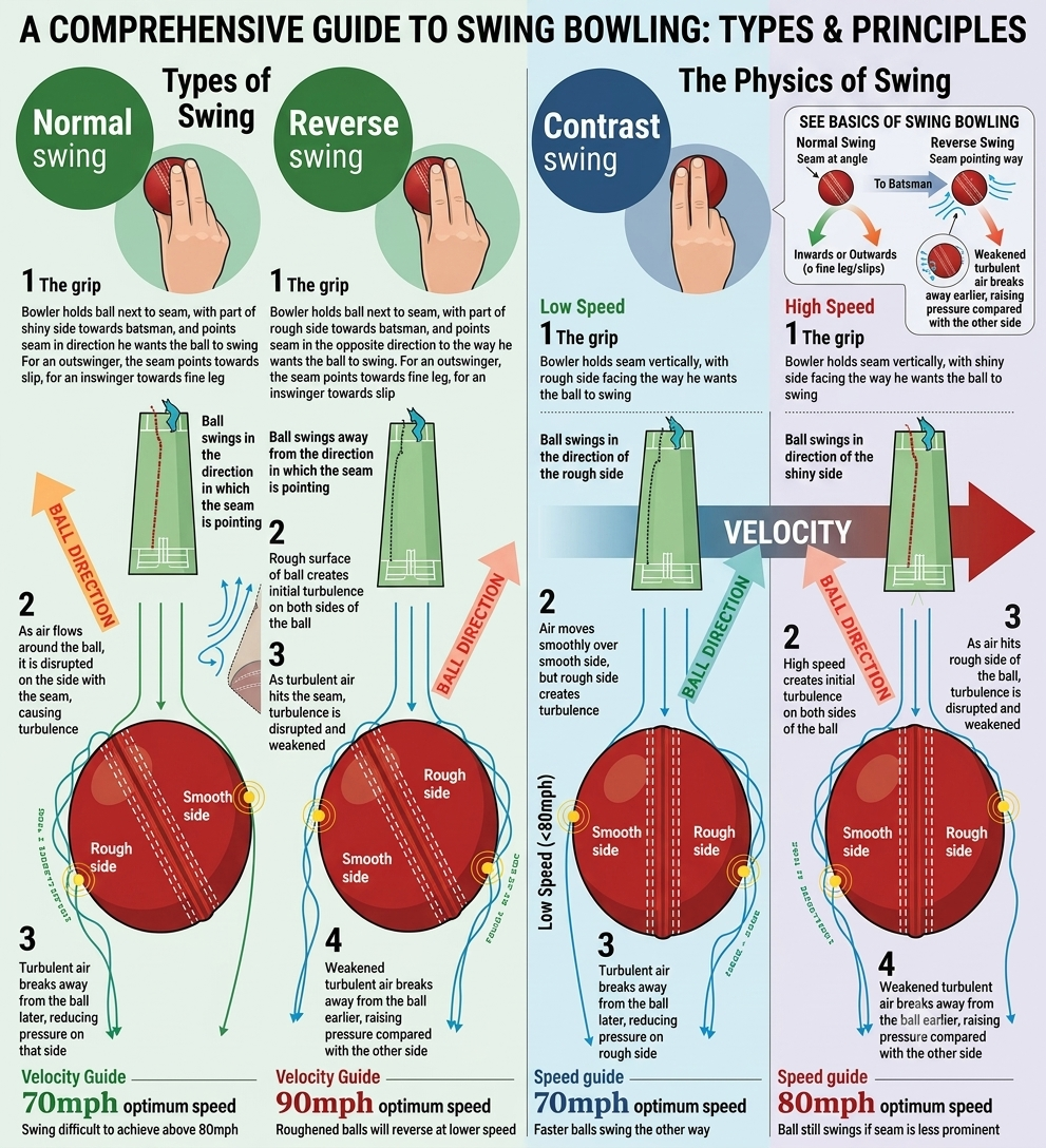 Basics of swing bowling